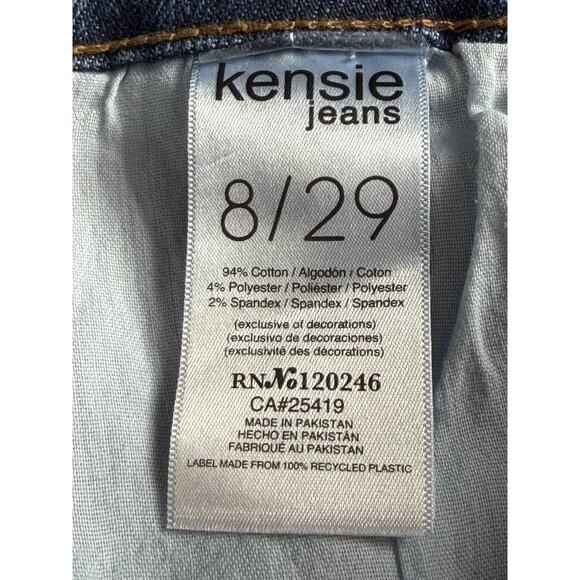 Kensie Jeans The Juliet High Rise Slim Ankle Fray Hem Women's Denim 8/29 - Picture 15 of 16